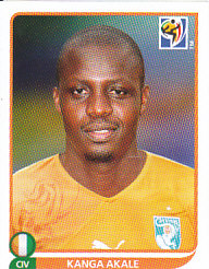 Kanga Akale Cote D'Ivoire samolepka Panini World Cup 2010 #533